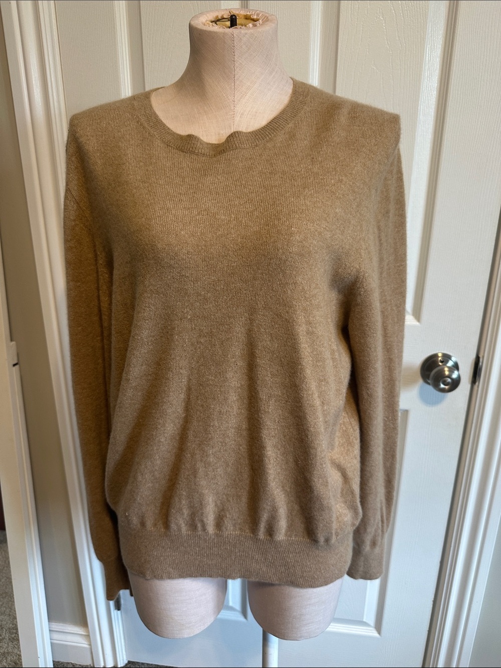 Autograph Cashmere Crewneck Sweater - Camel